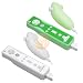 White / Green - Silicone Soft Skin Case for Nintendo Wii Remote Control / Controller & Nunchuk (4 Pack)
