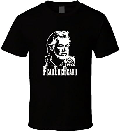 Kenny Rogers Fear the Beard Funny Music T Shirt M Black