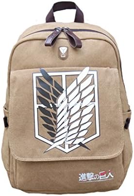 Attack on Titan wings printing pattern backpack laptop Canvas Computer schoolbag