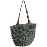 Magid Crocheted Corn Husk Tote