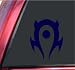 World of Warcraft Horde Vinyl Decal Sticker - Dark Blue