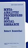 Meta Analytic Procedures for Social Research
