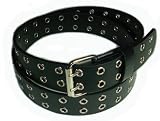 BeltsandStuds Man Women Grommet Stud Studded Black Belt