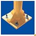 Pro 40ft Surface Mounted Foul Pole