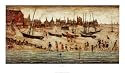 The Beach Fine Art Poster Print by Laurence Stephen Lowry, 34x20