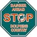 Miami Dolphins Plastic Stop Sign 