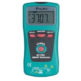 Eclipse MT-1503 Smart Multimeter, 600V vrms, 10A/250V Fuse,