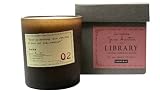Paddywax Library Collection Gardenia, Tuberose, Jasmine, Jane Austen Soy Wax Candle, 9-Ounces