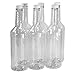 Pinnacle Mercantile 32 oz. Long Neck Plastic Bottles (6-Pack) Empty, Reusable, BPA-Free | Screw On Caps | Liquor, Condiment, Shaved Ice Topping Use | Compatible with Speed Pours â€¦