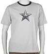 Nautica Jeans Men's Short Sleeve Star Print Crew Neck Tee