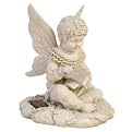 Fairy Statue With Solar Flower