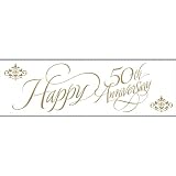 Stafford Gold 50th Anniversary Giant Banner