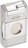 Blazer Optimus Cigar Lighter with Magnetic Cigar Cutter, Silver
