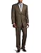 Jones New York Men's 24/7 Total Comfort Plaid Suit, Tan, 40/Regular