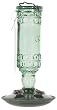 Perky-Pet 8108-2 Green Antique Bottle 10-Ounce Glass Hummingbird Feeder