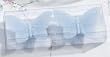 Blue Butterfly Floating Candles, Set of 2