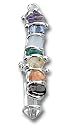 Chakra Baby Wand Pendant