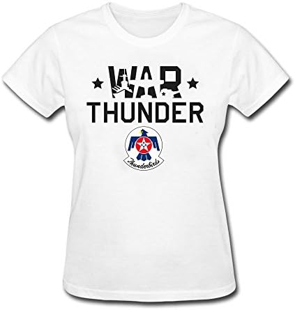 Hangdong Women's War Thunder Video Game PC USAF Logo Short Sleeve T-shirt