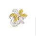 STUDIO 925: *STARBURST 6-POINT FLOWER PAVE RING*