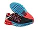 NIKE AIR MAX 2015 RUNNING SHOES BLACK WHITE BRIGHT CRIMSON BLUE 698902 006