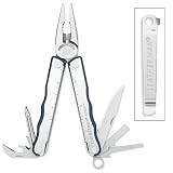 Leatherman Kick Multi-Tool w/Removable Clip and Screw and Black Standard Leather Sheath