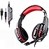 [2015 New Version] eTopxizu 3.5mm Game Gaming Headphone Headset Earphone Headband with Microphone LED Light for PS 4 Laptop Tablet All Mobile Phones with Noise Cancelling & Volume Control Red