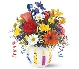 Orange and Yellow Flowers Bouquet Teleflora's Birthday Celebration