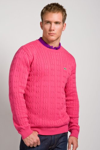 Pima Cotton Cable Crewneck Sweater
