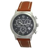 Timex Men's Premium Collection Black Dial Chronograph Watch #T23821