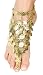 Gold Foot or Hand Slave Bracelet
