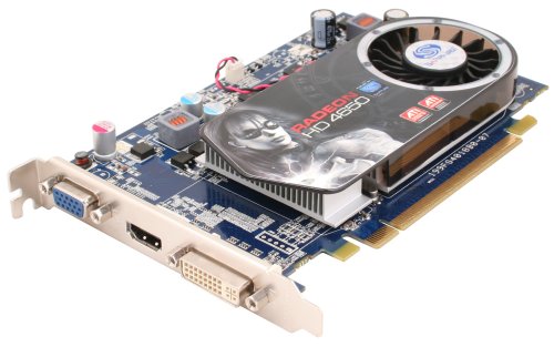 Sapphire ATI Radeon HD 4650 Grafikkarte (PCI-E, 1024MB GDDR2 Speicher, VGA, DVI-I, HDMI-Ausgang, 1 GPU)