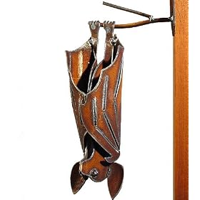 Hanging Garden Bat : Closed Wings, Facing Right by 
