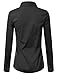 Women's Collared Button Down Long Sleeve Dress Shirt