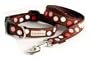 Lola & Foxy Raspberry Truffle Dog Leash, 1" Wide, 5ft. Long