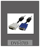 3' DVI A MALE TO VGA HD DB 15 MALE