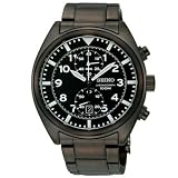 Seiko Men's SNN233 Chronograph Black Dial Watch
