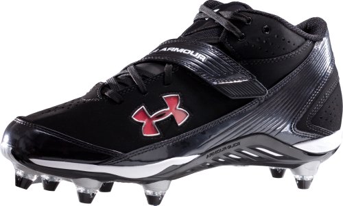 UA Pursuit II Mid D Football Cleat Cleat by Under Armour