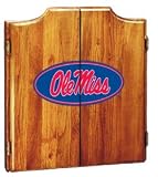 Ole Miss Rebels Dart Board Cabinet