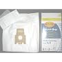 Replacement Miele GN Bags for S5 Galaxy Series and S600 series canister vacuums - 5 Bags + 2 Filters - by Envirocare Technologies