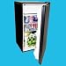 Kitchen & Housewares : BLACK HAIER 3.9CU.FT. BLACK FRIDGE - 3.9 CF