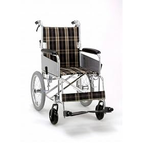 【クリックで詳細表示】アルミ製車いす(介助式背折れタイプ)
