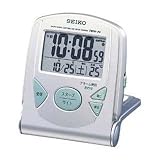 SEIKO CLOCK (セイコークロック) 目覚し時計 トラベラ 電波時計 ツイン・パ デジタル SQ640Sの画像