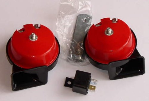 2 - Klang - Hupe /Horn für AUTO/KFZ - 12V NEU universal