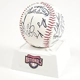 WASHINGTON NATIONALS 2008 TEAM SIGNED AUTOGRAPH BASEBALL