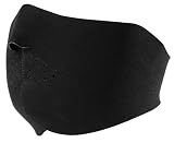 Zan Headgear FACE MASK HALF NEOPRENE BLACK WNFM114H