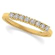 14K Yellow Gold Diamond Anniversary/Wedding Band - 0.17 Ct.