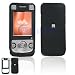 Black Rubber Feel Snap-On Hard Cover Case Cell Phone Protector for Sony Ericsson W760
