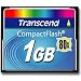 Transcend TS1GCF80 1GB 80x Type I Compact Flash Card