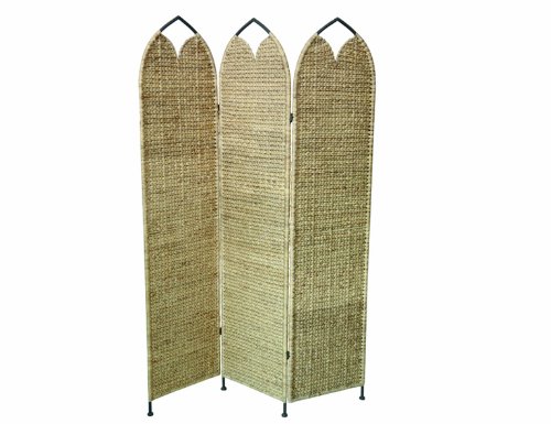 Siena Garden 655876 Paravent 152x180cm, 3 teilig, Wasserhayzinthe Preisvergleich