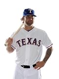 Texas Rangers Photo Day, SURPRISE, AZ - FEBRUARY 25: Mike Napoli Photographic Poster Print by Jonathan Ferrey, 12x16